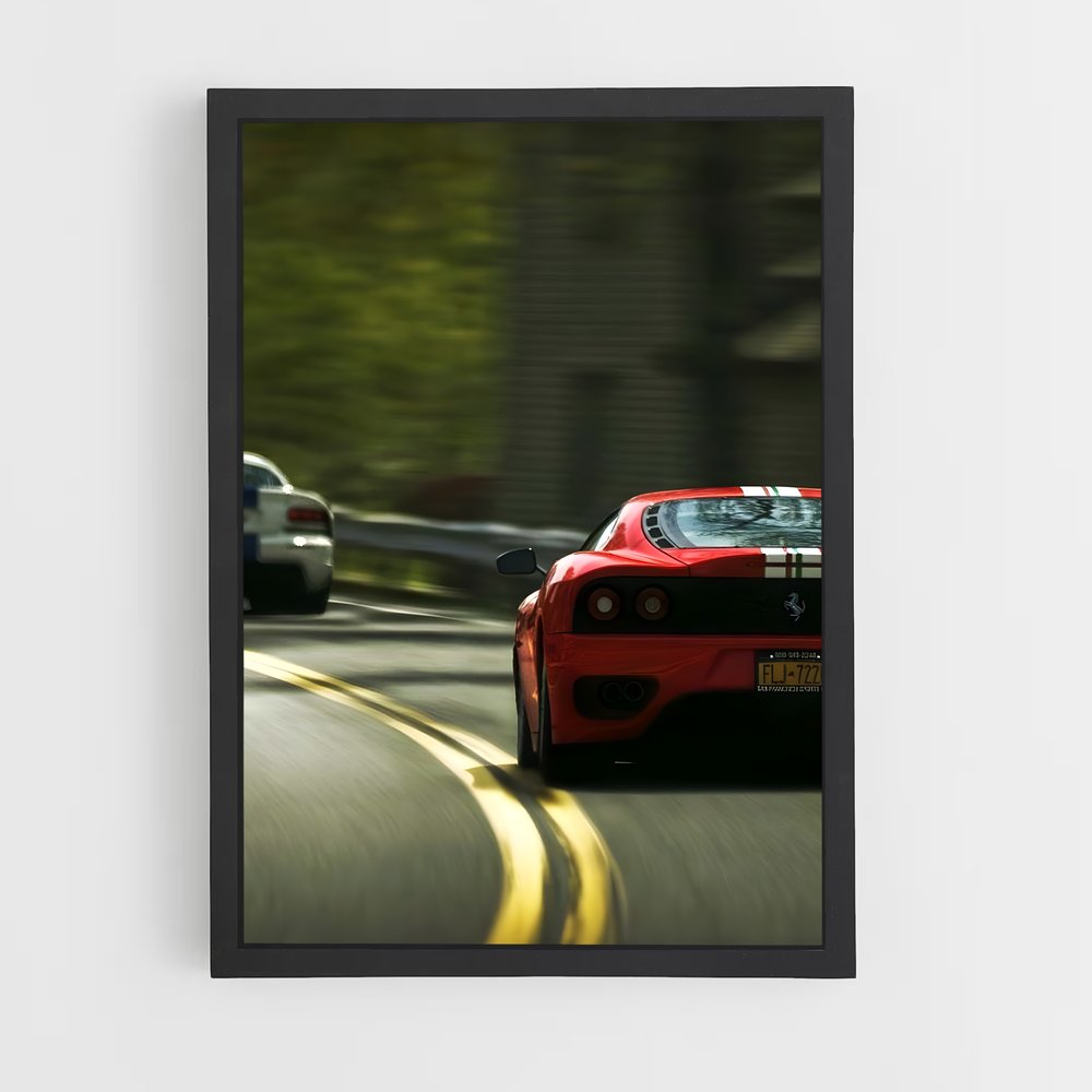 Poster Ferrari Pursuit (vue 2)